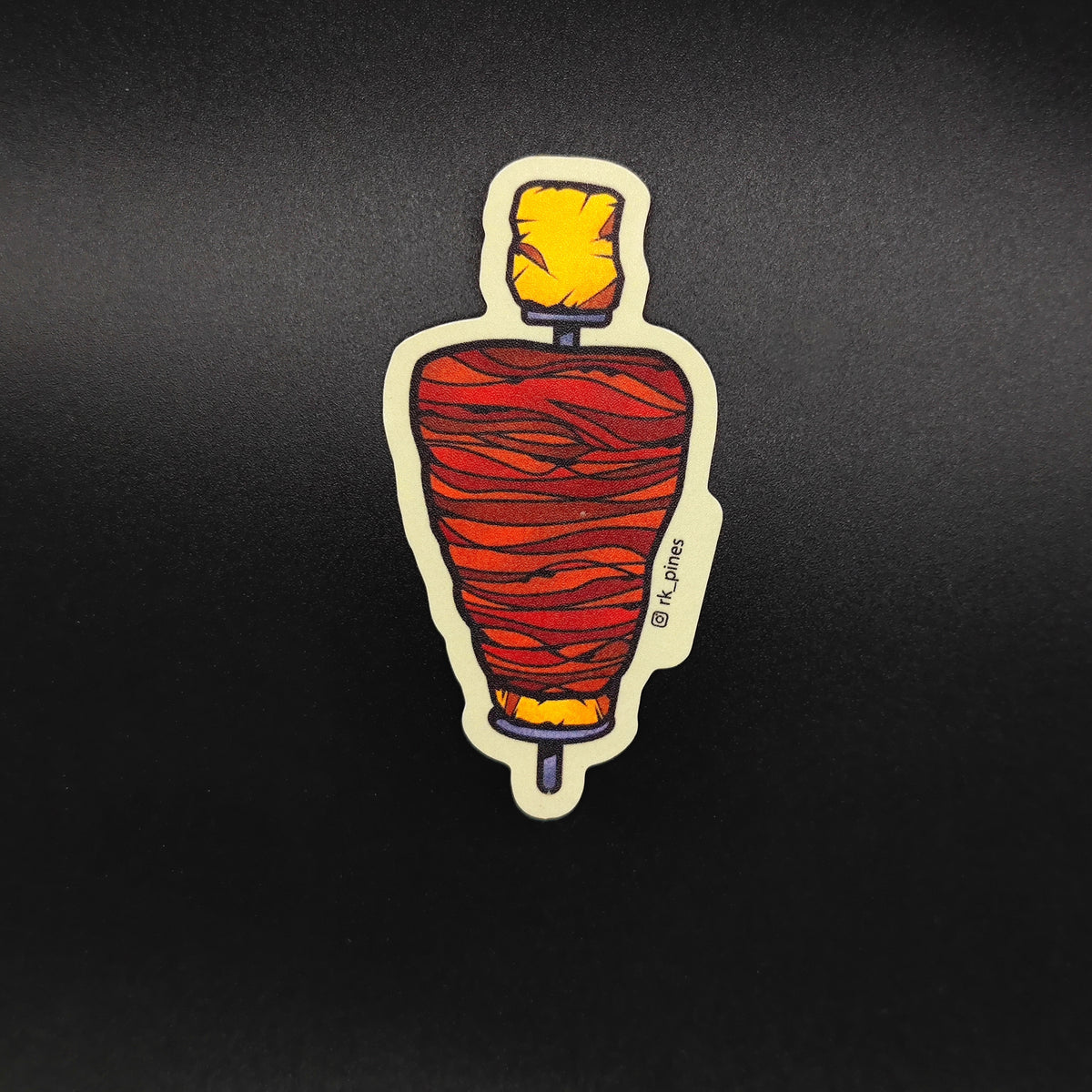 Sticker Trompo Pastor RK Pines