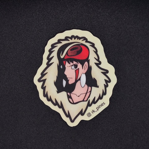Sticker Princesa Mononoke
