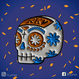 Calaverita de azúcar con dulce.