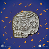 Calaverita de azúcar con dulce.