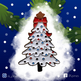 Árbol de Navidad Nevado
