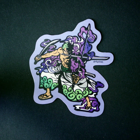 Sticker Zoro Ashura