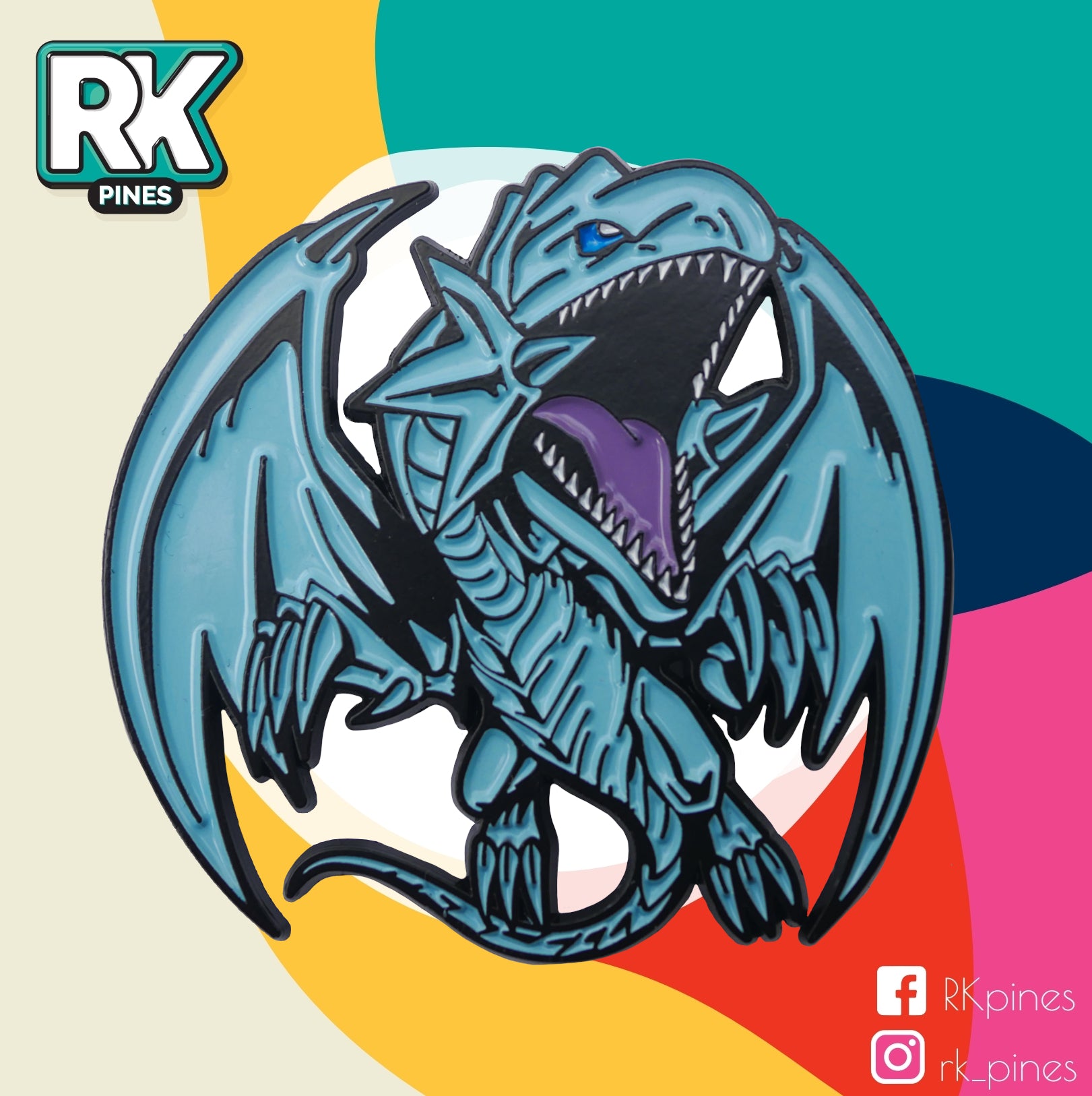 Dragon blanco de ojos azules – RK Pines