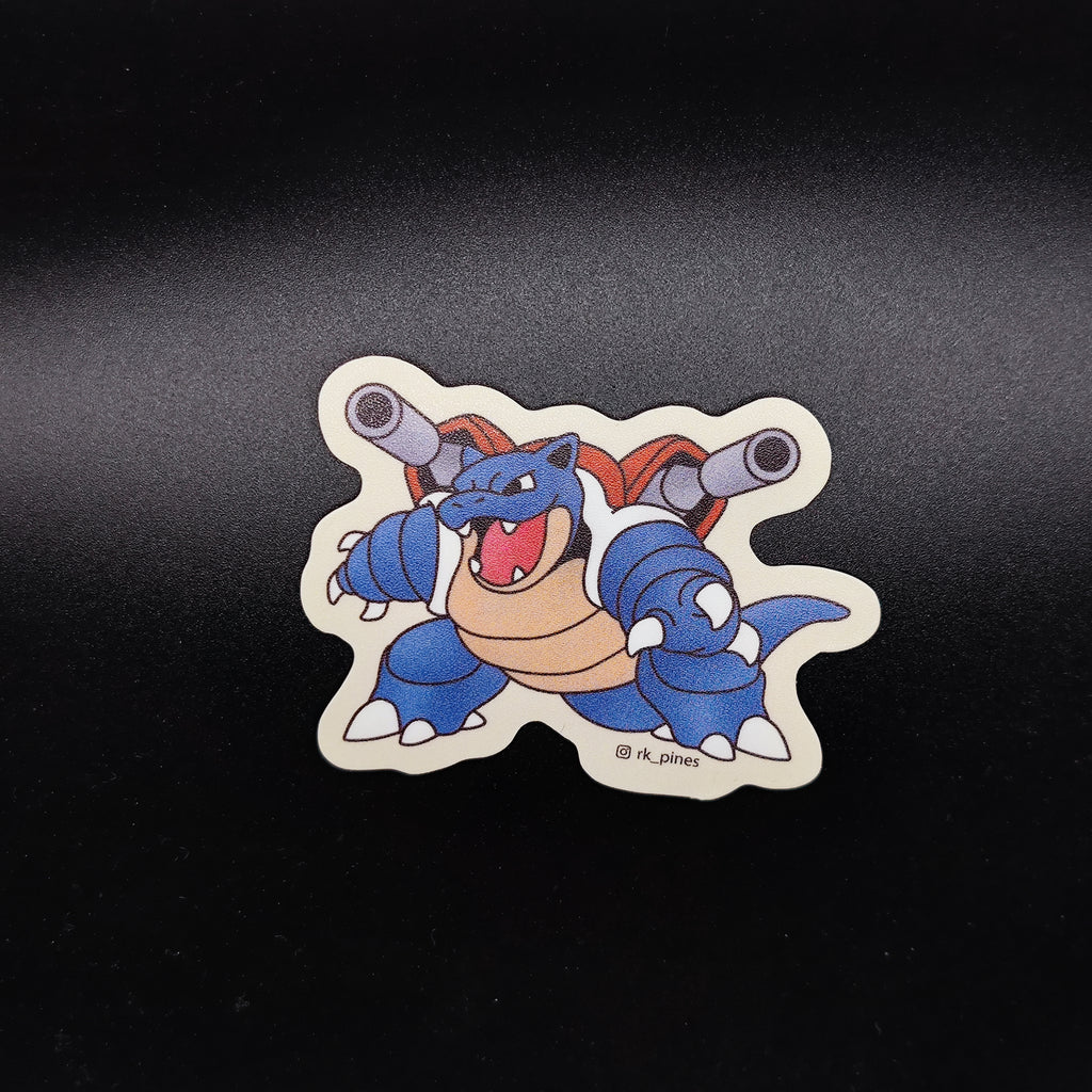 Blastoise Sticker Sticker Blastoise – RK Pines