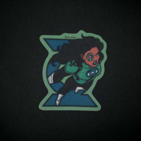 Sticker Green Lantern - Jessica Cruz