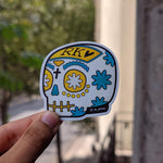 Sticker Calaverita de Azucar con Dulce