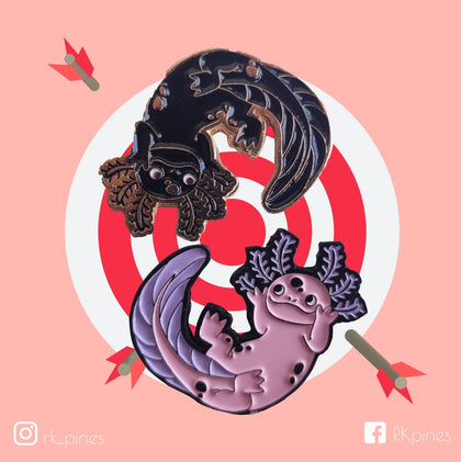Ajolotes enamorados.